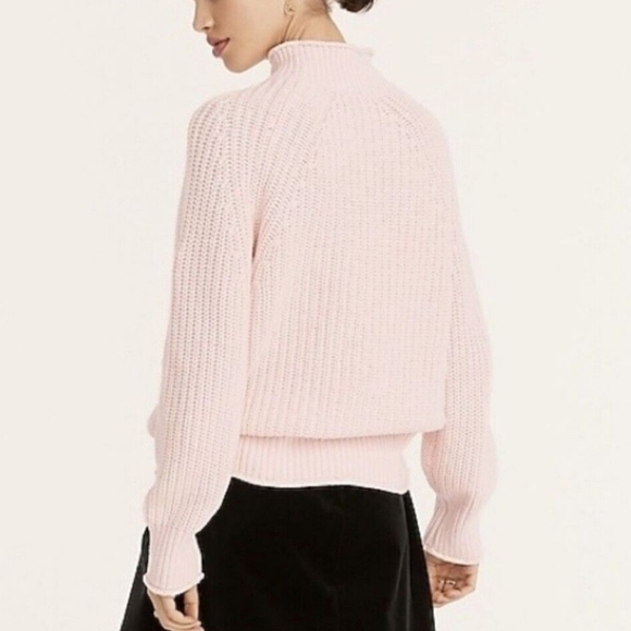 J. Crew Pink Turtleneck Sweater - Picture 2 of 8